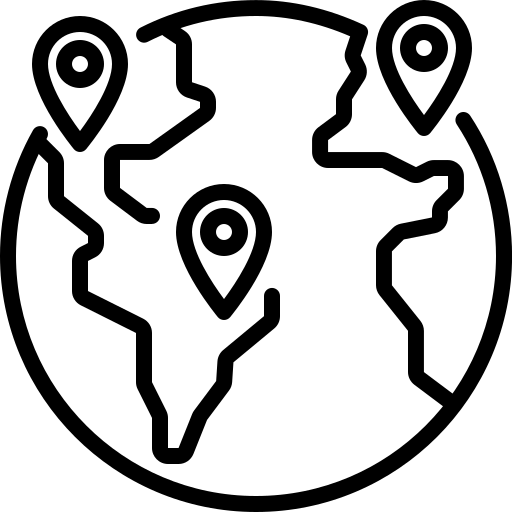 Global reach icon